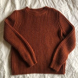 Orange/Brown Forever 21 Sweater